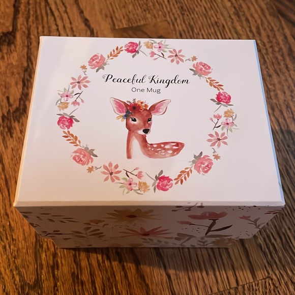 New Peaceful Kingdom Deer Mug 13oz - Picture 6 of 8